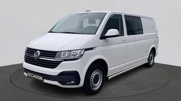 Volkswagen Transporter L2H1 Dubbel Cabine 2.0 TDI 150pk, Stof, Gebruikt, Euro 6, Volkswagen