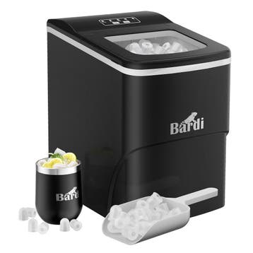 Bardi 2,0 Liter Deluxe IJsblokjesmachine – IJsblokmaker SET, Ophalen of Verzenden, Nieuw, Zelfvriezend