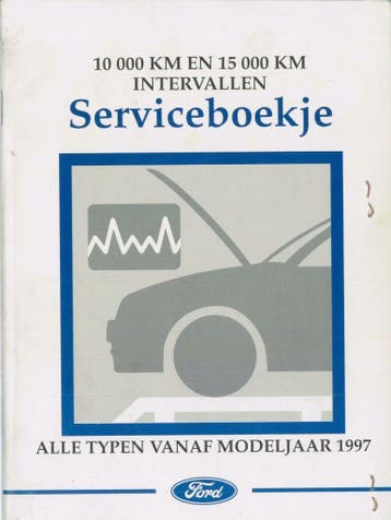 1997 Ford Fiesta serviceboekje Nederlands, Verzenden