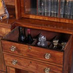 Zeer grote bibliotheekkast ca 1800 Breakfront met 6 deuren e, Antiek en Kunst, Antiek | Meubels | Kasten, Ophalen of Verzenden