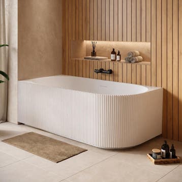 Ligbad Havana 170 x 80 x 58 cm Hoekbad Links wit, Verzenden, Nieuw, Bad