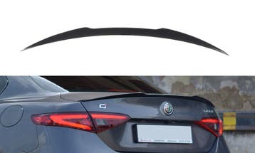 Spoiler Alfa Romeo Giulia Veloce Maxton Glans Zwart, Ophalen of Verzenden, Nieuw