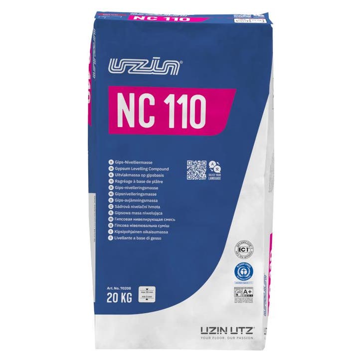 Uzin NC 110 Gipsegalisatie anhydriet 20kg | Egaline |, Doe-het-zelf en Verbouw, Verwarming en Radiatoren, Nieuw, Verzenden