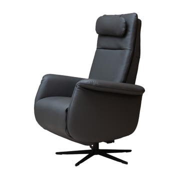 Comfora Frank sta op stoel - relaxfauteuil in echt leder!, Minder dan 75 cm, Nieuw, Ophalen of Verzenden, 50 tot 75 cm