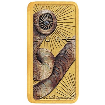 DUNE 1 g Gekleurd Goudbaar, Verzenden, Goud
