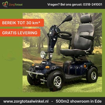 Scootmobiel - Mango Tiger 4 | Incl garantie & nieuwe accus, Ophalen of Verzenden, Gebruikt, Mango