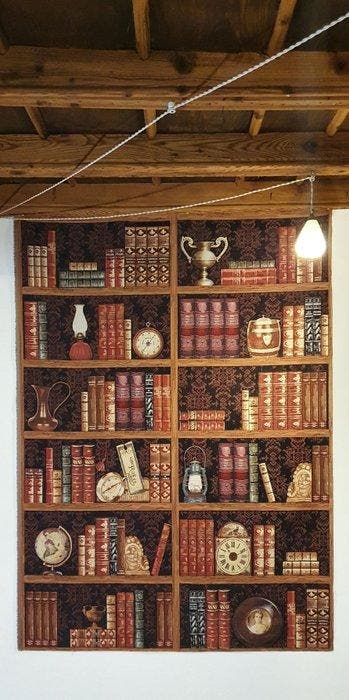 ARAZZO Antieke exclusieve boekenkast Antiquariato - 190x140