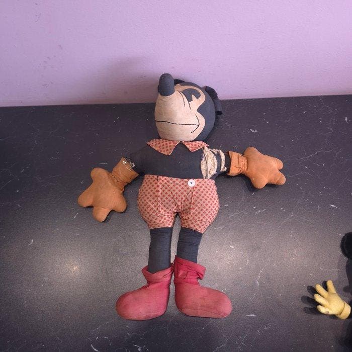 Walt Disney - Mickey Mouse - Antieke Pie-Eyed Mickey Mouse, Verzamelen, Disney
