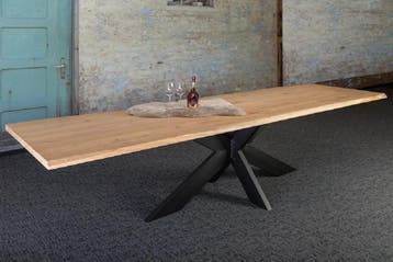 COMPLETE TAFELS | ZELF SAMENSTELLEN | Eiken | Poot | Kleur, Ophalen of Verzenden, Nieuw, Eikenhout, Rustiek Warm Natuurlijk Landelijk Karakter Modern