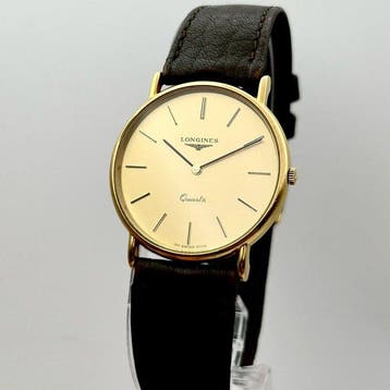 Longines - quartz mens gold - Zonder minimumprijs - Heren -