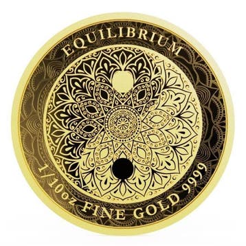 Niue. 10 Dollars 2023 1/10 oz $10 NZD Niue Equilibrium
