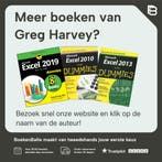 Microsoft Excel 2016 voor Dummies / Voor Dummies Greg Harvey, Boeken, Verzenden, Gelezen, Greg Harvey