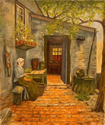 Europese school (XX) - Echoes of the Sunlit Hour