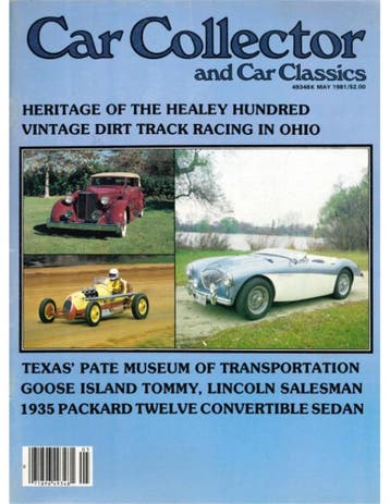 1981 CAR COLLECTOR AND CAR CLASSICS MAGAZINE 05 ENGELS, Nieuw, Author