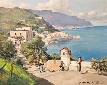 Mario Maresca Serra (1912 - 1991) - In costiera amalfitana