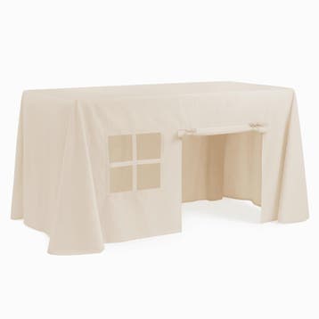 Tafeltent - Maat M - Lichtbeige - Voor Tafels tot 160cm, Verzenden, Nieuw