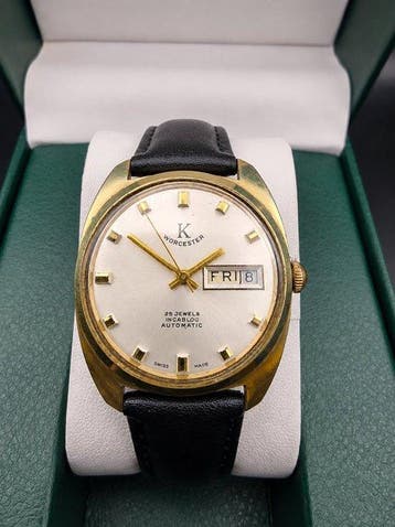 Elegant K-Worcester - K Worcester Automatic – 25 Jewels –, Sieraden, Tassen en Uiterlijk, Horloges | Heren, Nieuw