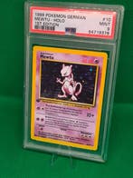 Pokémon - 1 Graded card - Mewtu 10/102 Foil, First edition,, Hobby en Vrije tijd, Verzamelkaartspellen | Pokémon, Nieuw