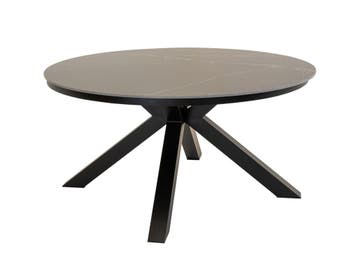 Ronde Tuintafel Portoro  Ø158 cm  Keramisch Glas  Lesli Livi, Tuin en Terras, Verzenden, Nieuw