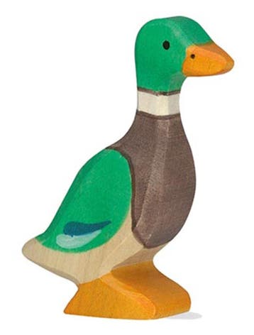 Holztiger houten mannetjeseend spee van €9,99 voor €9,15, Ophalen of Verzenden, Nieuw