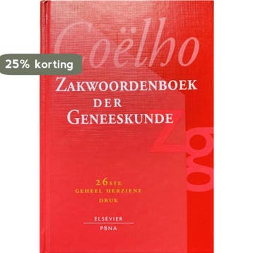ZAKWOORDENBOEK DER GENEESKUNDE DR 26 - Coelho 9789062283224, Boeken, Verzenden, Gelezen, Coelho