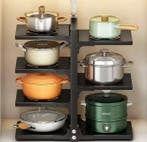 Verstelbaar Pannenrek – Ruimtebesparend Keukenrek 60cm, Verzenden, Nieuw