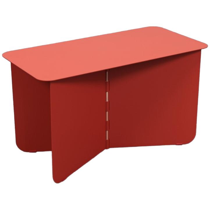 Side Table Hinge Large By Lex Pott For Puik Design Red €320, Huis en Inrichting, Tafels | Bijzettafels, Minder dan 45 cm, Minder dan 55 cm