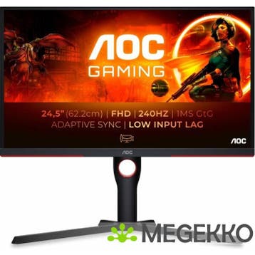 AOC GAMING 25G3ZM/BK 25  Full HD 240Hz VA Gaming Monitor, Computers en Software, Monitoren, Verzenden, Nieuw, AOC