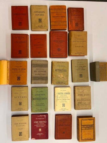 Various - Lotto di 21 Manuali Hoepli - 1910, Antiek en Kunst, Antiek | Boeken en Bijbels