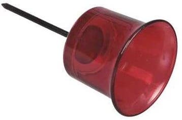 Glas waxinelichthouders rood, rood 6, 3*7cm doos24, Ophalen of Verzenden, Nieuw