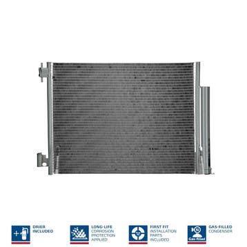 Airco condensor o.a: Dacia, Dokker (0S), Dokker Express (8S), Auto-onderdelen, Ophalen of Verzenden, Nieuw, Dacia