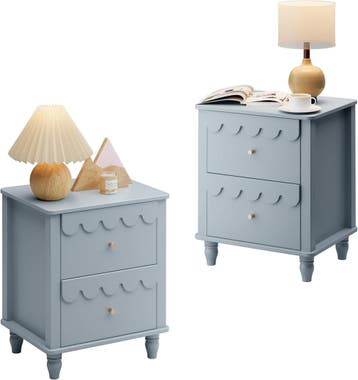 Nachtkastje set van 2 - Bijzettafel - Opbergkastje - 50x40x6, Huis en Inrichting, Slaapkamer | Nachtkastjes, Verzenden, Zo goed als nieuw