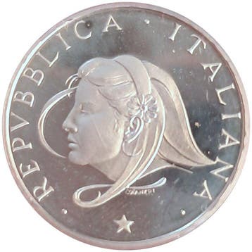 Italië, Republiek 500 Lire 1987 Anno della Famiglia - Proof