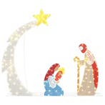 Kerstdecoratie kerststal led xl | retourdeal 79% korting, Diversen, Kerst, Ophalen of Verzenden, Gebruikt