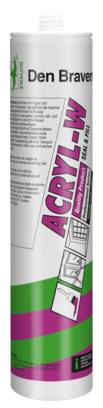 Zwaluw acryl w 310 ml, wit, koker, Verzenden, Nieuw
