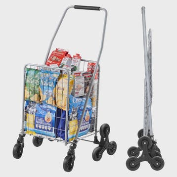 Opvouwbare Boodschappenkar met Traplift Wielen - Lichtgewich, Verzenden, Nieuw