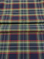 Tartan van katoenmix, geverfd in draad, dubbelzijdig, met