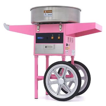Maxima Suikerspinmachine Ø52 cm Roze met Onderstel, Hobby en Vrije tijd, Taarten en Cupcakes maken, Verzenden, Nieuw