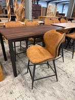 AANBIEDING: bartafel + 4 stoelen: 850 euro, Huis en Inrichting, Tafels | Eettafels, Nieuw, Overige materialen