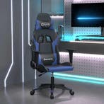 vidaXL Gamestoel kunstleer zwart en blauw, Verzenden, Nieuw, Blauw