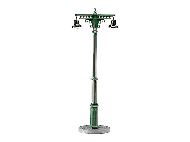 LGB 50560 Bahnhofslampe, 2-armig (Verlichting, Scenery), Hobby en Vrije tijd, Modelbouw | Figuren en Diorama's, Nieuw, Ophalen of Verzenden