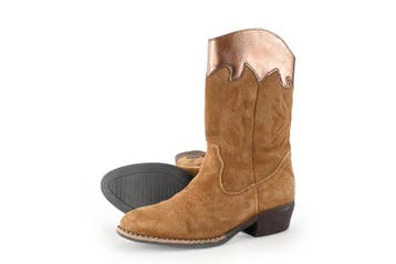 Omoda Cowboy laarzen Meisjes in maat 35 Cognac, Verzenden, Jongen of Meisje, Zo goed als nieuw, Omoda