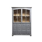 Unieke vitrinekast met fabrieksramen – direct leverbaar