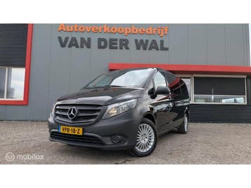 Zakelijke lease - Mercedes-Benz Vito Bestel 114 CDI Lang DC, Automaat, Gebruikt, Zwart, Leder