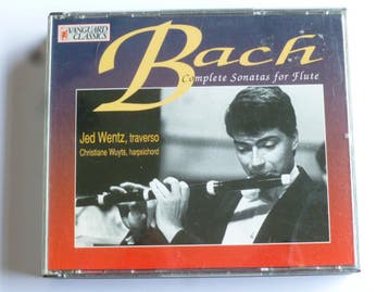 Bach - Complete Sonatas for Flute / Jed Wentz (2 CD), Ophalen of Verzenden, Zo goed als nieuw