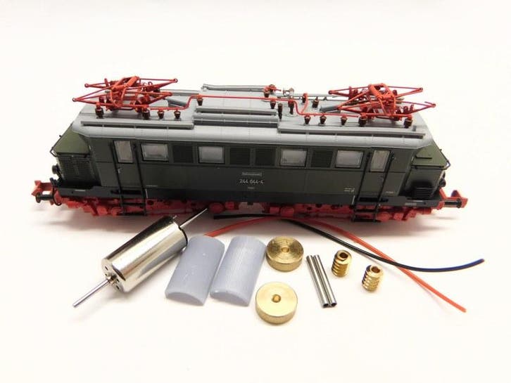 micromotor NB005C motor ombouwset voor Brawa BR 144, BR, Hobby en Vrije tijd, Modeltreinen | N-Spoor, Gelijkstroom, Overige typen
