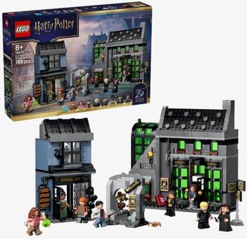 Lego Set - 76471 - Harry Potter - Knockturn Alley Wizarding, Nieuw
