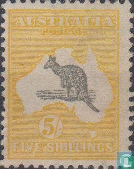 Australië - Kangoeroe - 1918, Postzegels en Munten, Postzegels | Oceanië, Verzenden, Postfris