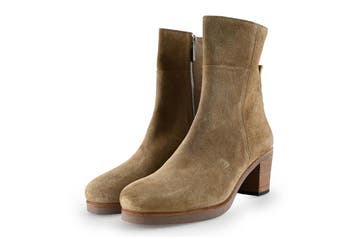 Shabbies Amsterdam Enkellaarzen in maat 40 Beige, Shabbies Amsterdam, Verzenden, Beige, Lage of Enkellaarzen