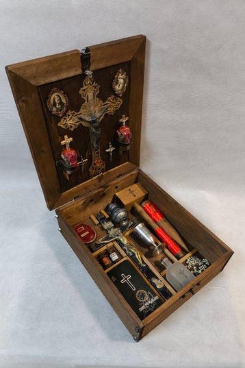 Vampierjagerkit - Hout, glas, metaal, enz. - 1990-2000 -